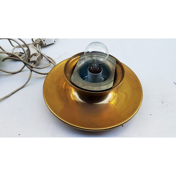 brass lamps pair bases