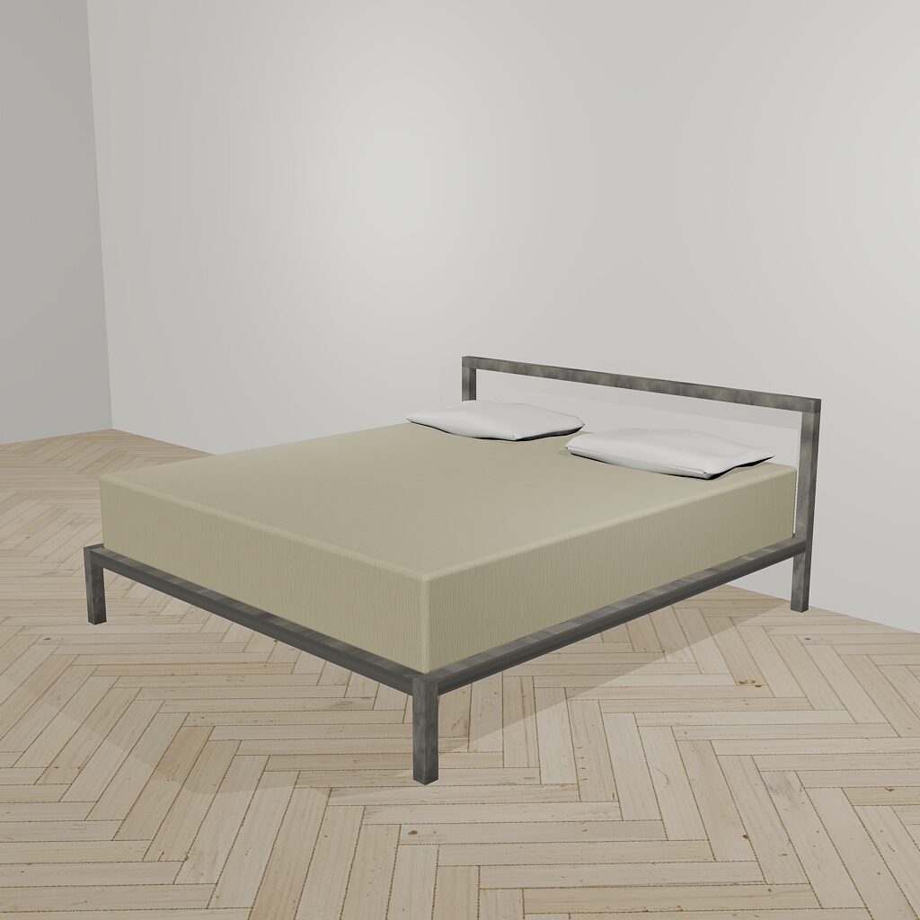 Luca Perlini minimal design bed
