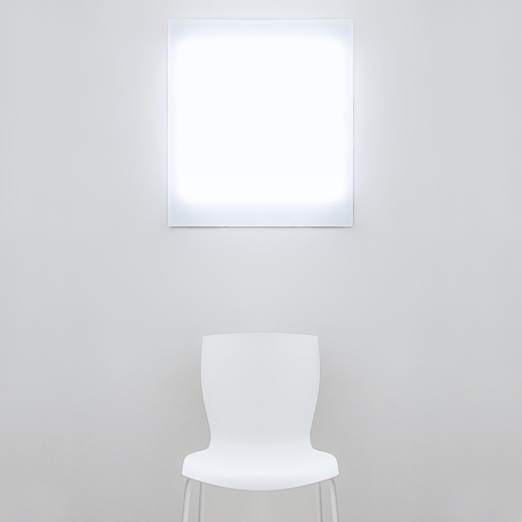 Slim LED ceiling lamp designed by Luca Perlini