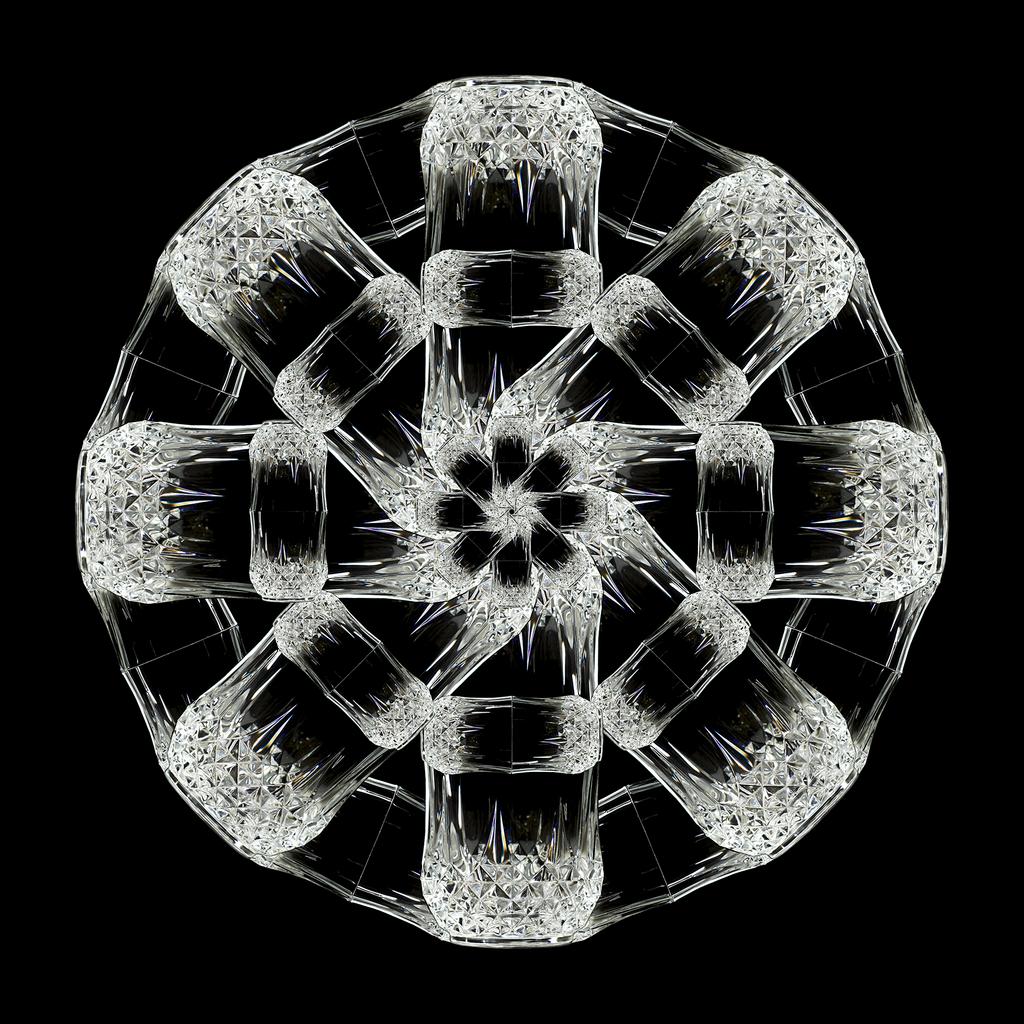 Crystal reflection mandala