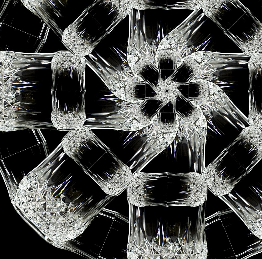 Crystal reflection mandala