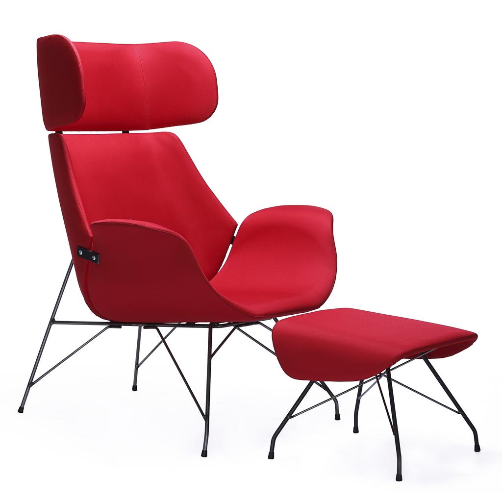 Footstool for Ozio armchair design Luca Perlini