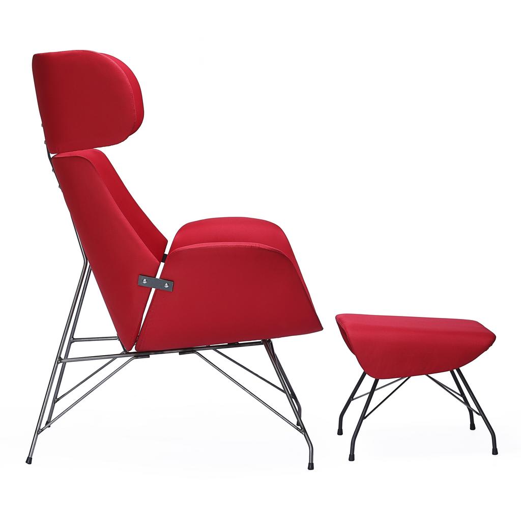 Repose-pieds pour fauteuil Ozio design Luca Perlini