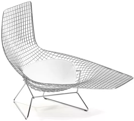 Asymmetric Chaise by Harry Bertoia