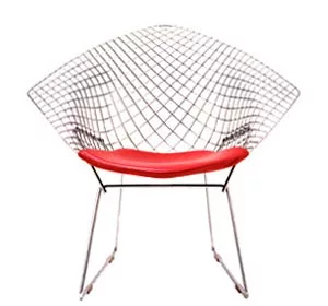 Diamond Chair by Harry Bertoia