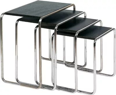 B9 nesting tables by Marcel Breuer
