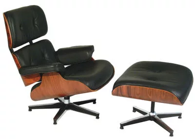 Lounge Chair and Ottoman by Charles and Ray Eames